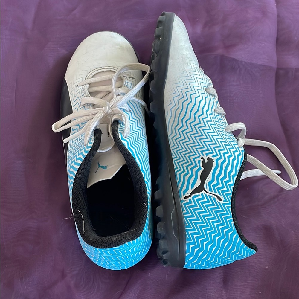 Puma Kids Shoes - Blue and White